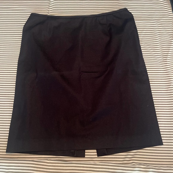 Tahari Denim Suite with White Piping Detail- Plus - Picture 4 of 16